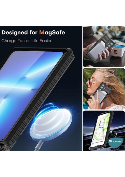 Samsung Galaxy S24 Plus Kılıf Waterproof 360 Full Body Protective Siyah indirimleri