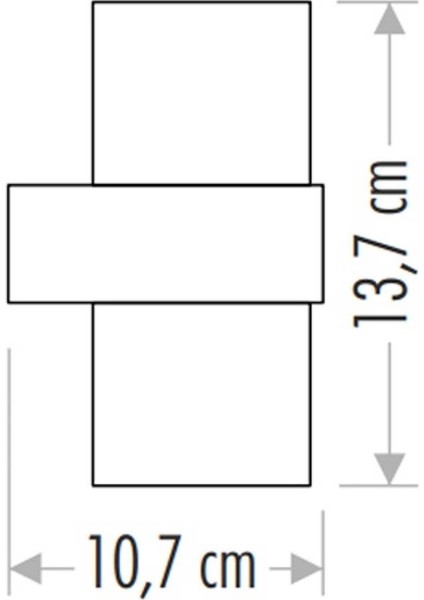 12W Bora LED Aplik 3200K (Dış Mekan) Duvar Montajlı Cat CT-7048 modelleri