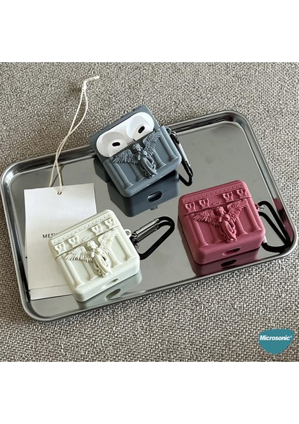 Pro 2.Nesil Cartoon Figürlü Silikon Kılıf Bej modelleri