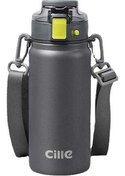 Xcj 600 Ml. Paslanmaz Çelik Termos - Gri (Yurt Dışından)