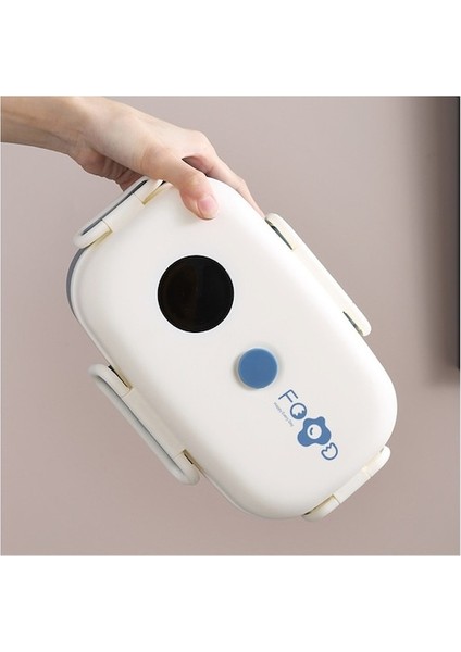 Xiaoqityh- Sıcaklık Görüntüleme Işlevine Sahip Yalıtımlı Öğle Yemeği Kutusu Termos 1000 ml (Yurt Dışından)