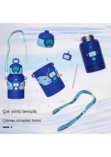 Haiyaao Karikatür Çocuk Oyuncak Hasır Termos Bardak (Yurt Dışından)