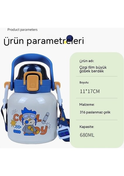 Ww 316 Paslanmaz Çelik Termos Bardak Öğrenci Büyük Kapasiteli Su Bardağı-Mor (Yurt Dışından) fiyatları