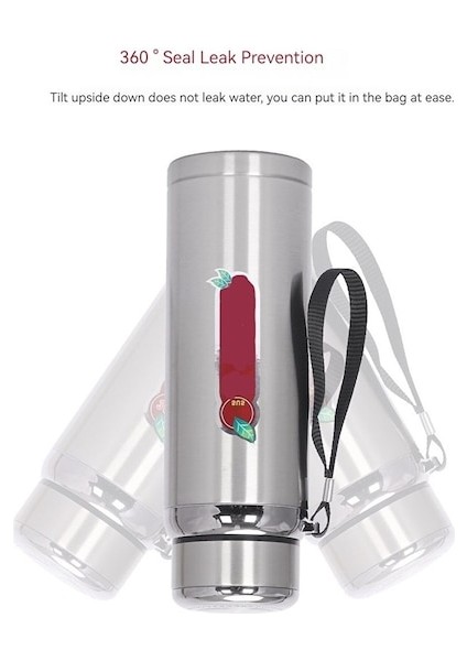 Hyt- 1000ML Dış Mekan Paslanmaz Çelik Termos - Mor (Yurt Dışından)