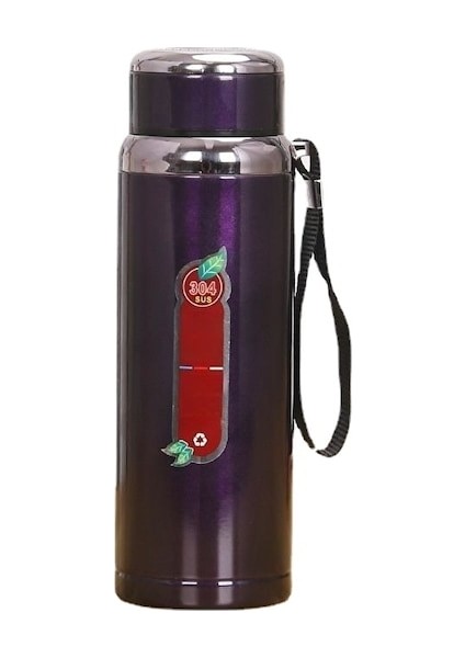 Hyt- 1000ML Dış Mekan Paslanmaz Çelik Termos - Mor (Yurt Dışından)