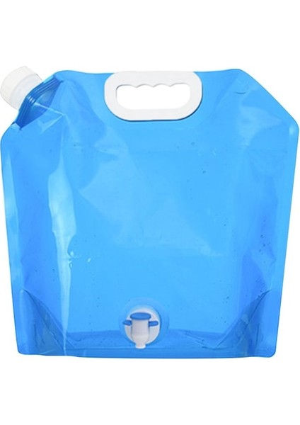 Hyt-Portable Outdoor 8lt Geniş Kapasiteli Katlanır Su Torbası-Gökyüzü Mavisi (Yurt Dışından)