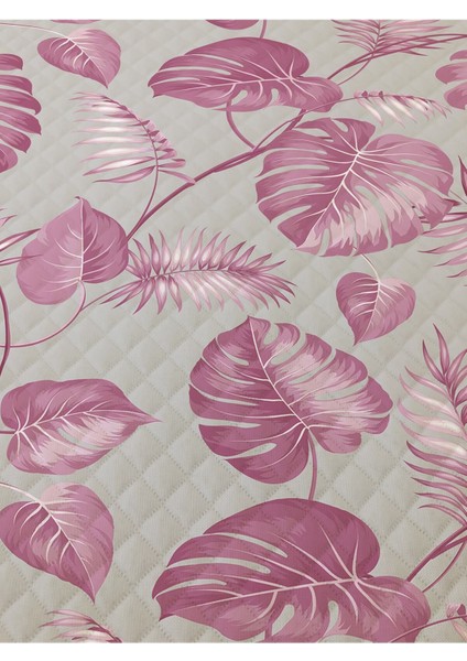 Pembe Yaprak Desenli Bebek ve Çocuk Baskılı Tek Kişilik Pike Takımı 160X230 Gri fiyatları