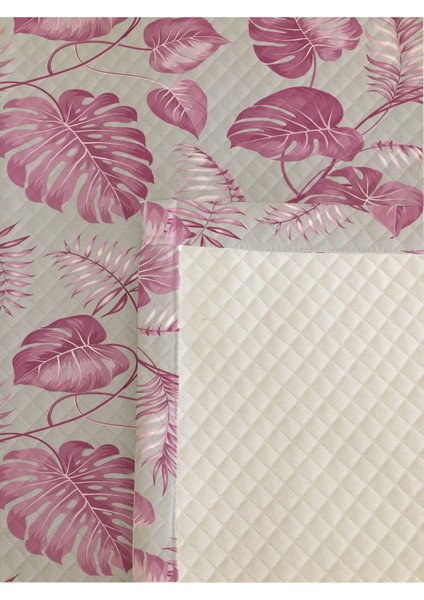 Pembe Yaprak Desenli Bebek ve Çocuk Baskılı Tek Kişilik Pike Takımı 160X230 Gri modelleri