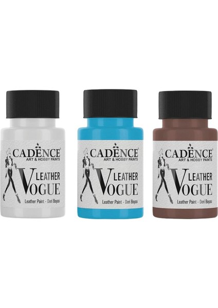 Leather Vogue Deri Boyası 3lü Set
