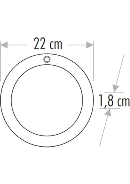 20W Sensörlü Sıva Üstü LED Armatür (Beyaz) Cat CT-9247B