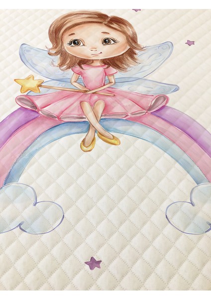 Gökkuşağı Desenli, Baskılı Tek Kişilik ve Çocuk Pike Takımı fiyatları