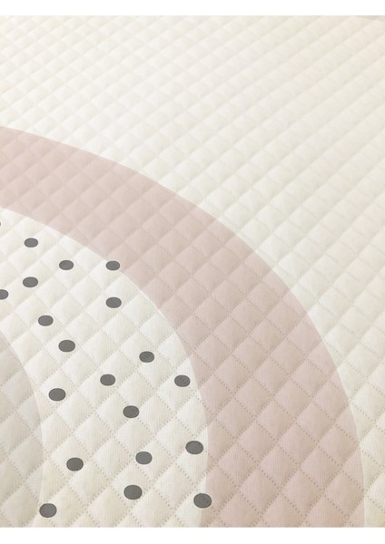 Gökkuşağı Desenli Bebek ve Çocuk Baskılı Tek Kişilik Pike Takımı 160X230 Beyaz fiyatları