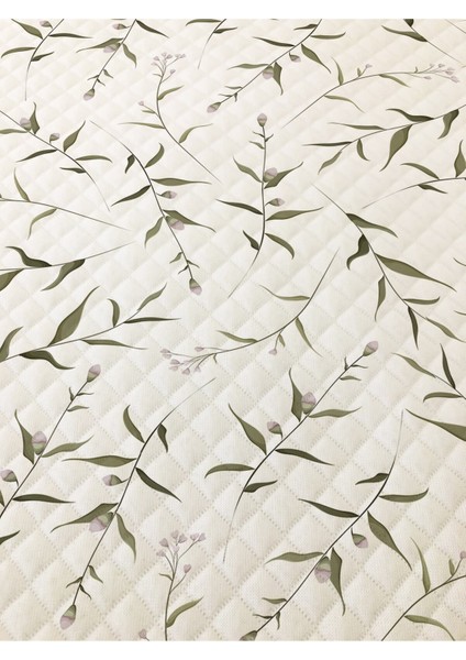 Yaprak Desenli Bebek ve Çocuk Baskılı Tek Kişilik Pike Takımı 160X230 Beyaz fiyatları