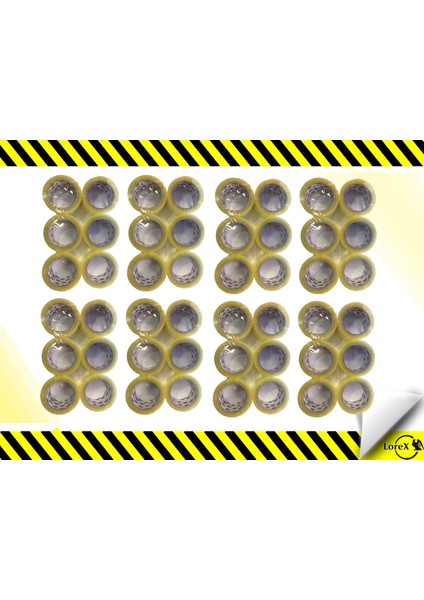 Akrilik Koli Bandı 45MMX100 Metre 48ADET