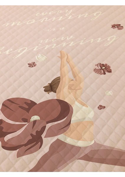 Sporcu Kadın Desenli Genç ve Çocuk Baskılı Tek Kişilik Pike Takımı 160X230 Renkli fiyatları