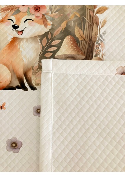 Sevimli Tilki Desenli Tek Kişilik Pike Takımı 160X230 cm fiyatları