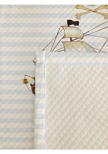 Yelkenli Desenli, Baskılı Tek Kişilik ve Çocuk Pike Takımı modelleri