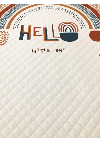 Gökkuşağı Desenli Bebek ve Çocuk Baskılı Tek Kişilik Pike Takımı 160X230 Beyaz fiyatları