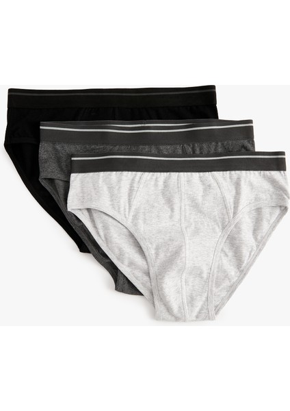 3'lü Slip Boxer Seti Çok Renkli