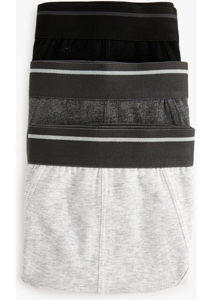 3'lü Slip Boxer Seti Çok Renkli