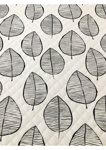Yaprak Desenli Bebek ve Çocuk Baskılı Tek Kişilik Pike Takımı 160X230 Beyaz fiyatları