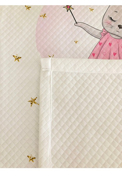 Tavşan Desenli Tek Kişilik Pike Takımı 160X230 Beyaz modelleri