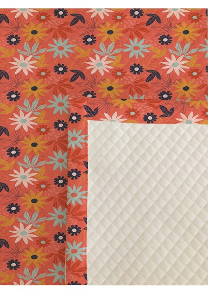 Çiçek Desen Tek Kişilik Çocuk Pike Takımı 160X220 cm modelleri