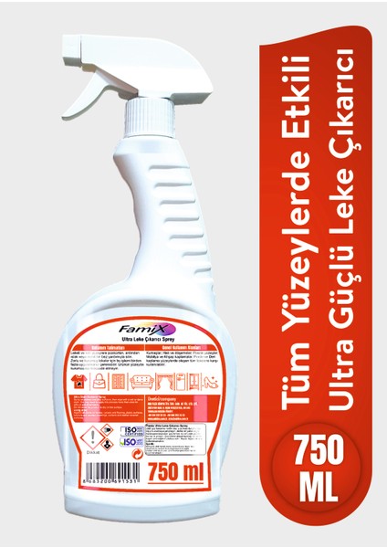 Ağır Yağ ve Leke Temizleyici Sprey 750 ml