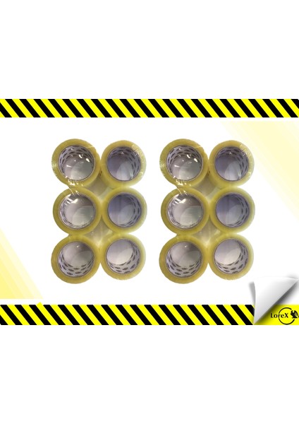 Akrilik Koli Bandı 45MMX100 Metre 12ADET