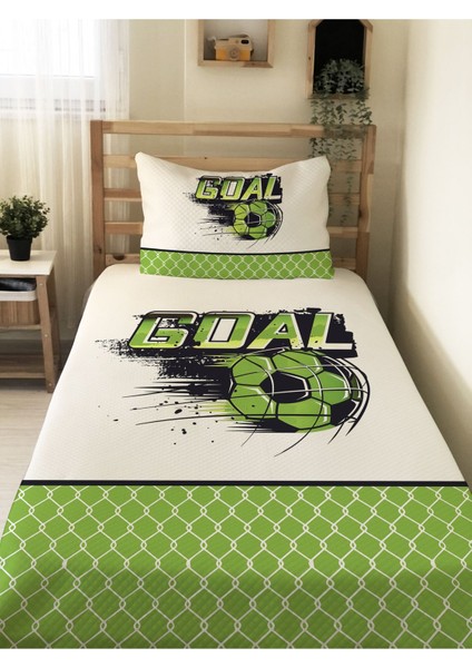 Futbol Desenli, Baskılı Tek Kişilik ve Çocuk Pike Takımı