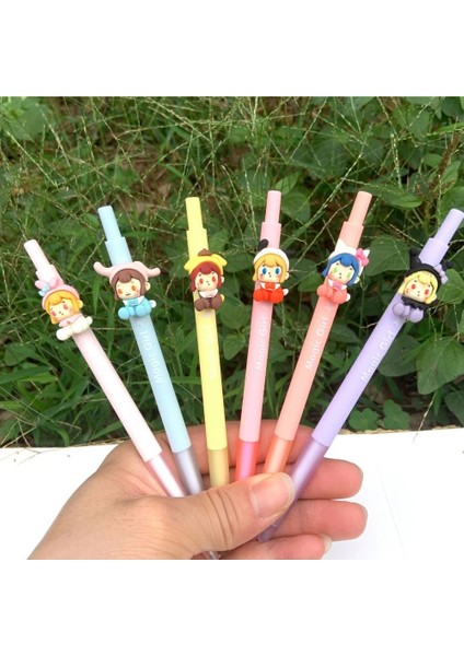 Girl Aralık 2023 Kırtasiye Hediyelik Gift Sihirli Kız Tıklama Magic Dekoratif 1 Adet Jel Kalem Mor modelleri