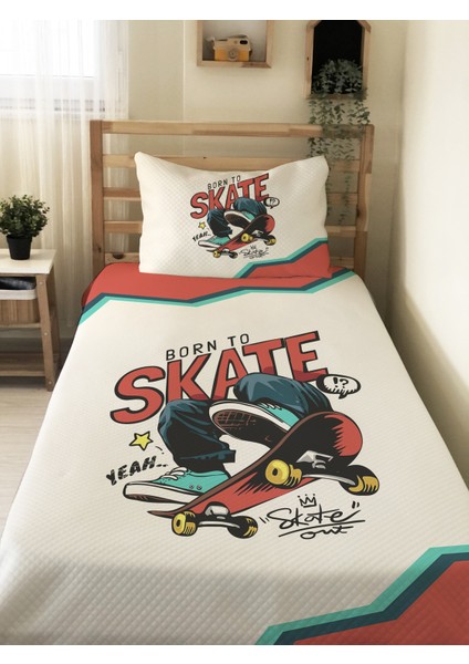 Kaykay Desenli, Baskılı Tek Kişilik ve Çocuk Pike Takımı