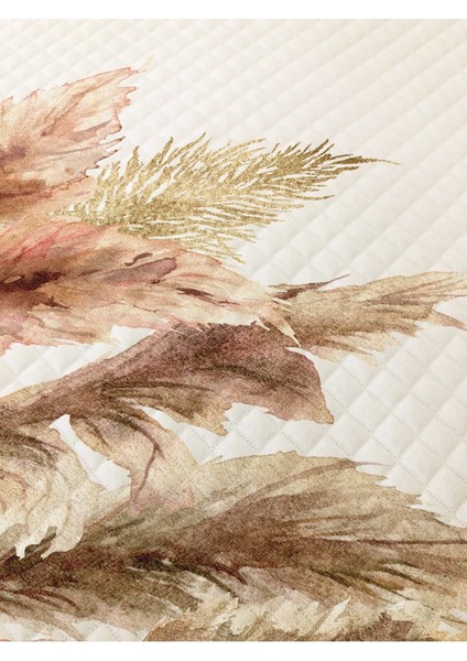 Yaprak Desenli Bebek ve Çocuk Baskılı Tek Kişilik Pike Takımı 160X230 Beyaz fiyatları