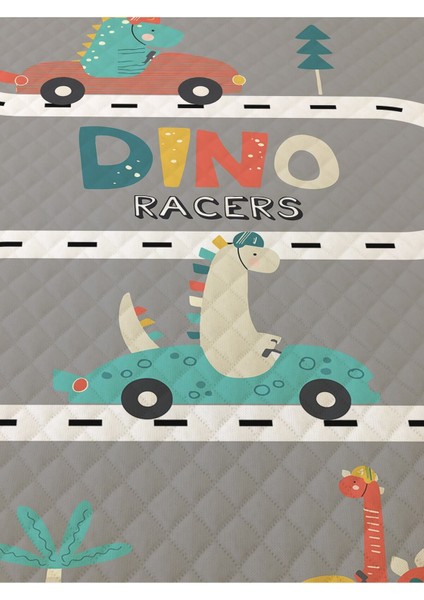 Yol Desen Tek Kişilik Çocuk Pike Takımı 160X220 cm