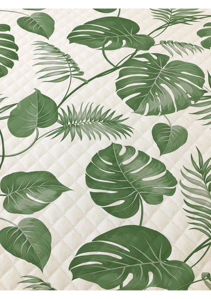 Yaprak Desenli Bebek ve Çocuk Baskılı Tek Kişilik Pike Takımı 160X230 Beyaz fiyatları