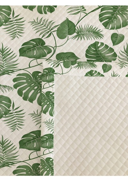 Yaprak Desenli Bebek ve Çocuk Baskılı Tek Kişilik Pike Takımı 160X230 Beyaz modelleri