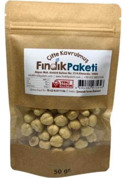 Çifte Kavrulmuş Iç Fındık Iri Taneli Iri Boy Çıtır Iç Fındık Taze Lezzetli Yeni Mahsul 50gr