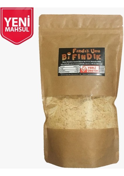 Bi Fındık Fındık Unu 250gr   Saf Doğal Katkısız glutensiz Öğütülmüş Doypack gerçek Fındık Unu Tozu