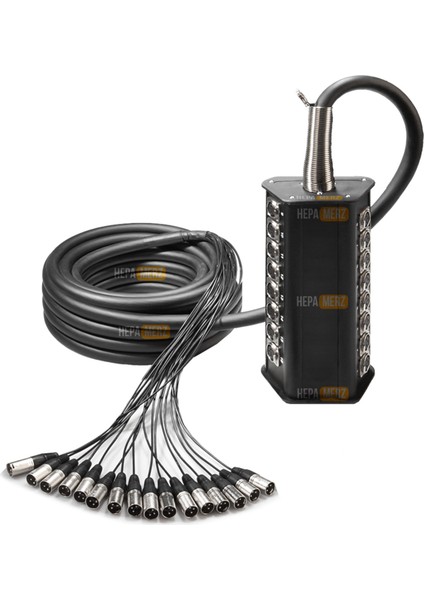 Stage-16C-10M 16 Kanal 10 Metre Multicore Kablolu Hazır Stage Box