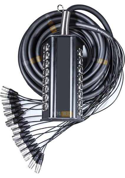 Stage-16C-10M 16 Kanal 10 Metre Multicore Kablolu Hazır Stage Box