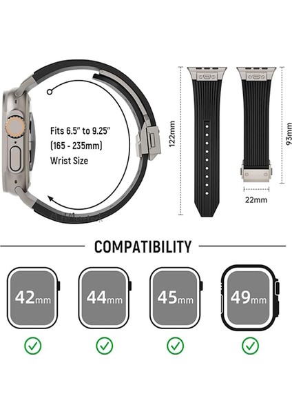 Apple Watch Seri 2 3 4 5 6 7 8 9 Se Ultra Uyumlu 42 44 45 49MM Metal Silikon Spor Kordon Paslanmaz fırsatları