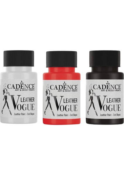 Leather Vogue Deri Boyası 3lü Set