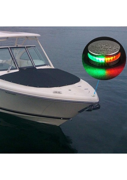 Burun Iskele Sancak Feneri Krom 12V LED