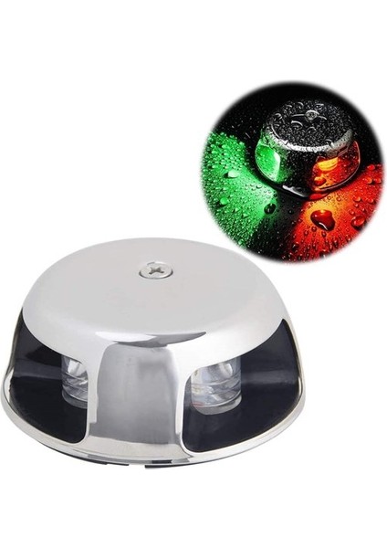 Burun Iskele Sancak Feneri Krom 12V LED