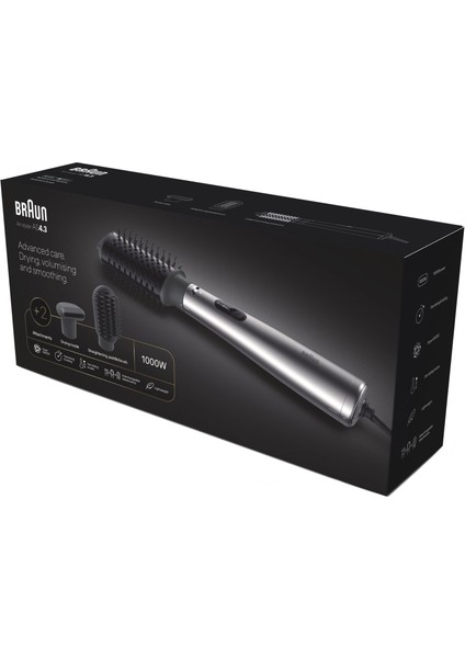 BRAS430E Air Styler 4.3 Iontec Saç Kurutma Makinesi ve Şekillendirici, 3 Başlıklı