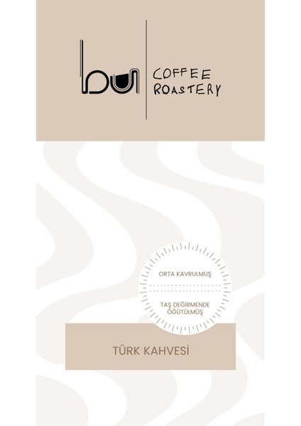 Bu Coffee Roastery Türk Kahvesi 1000 gr