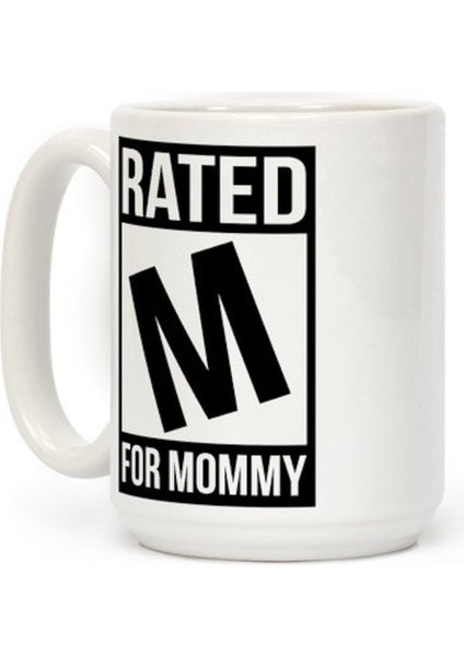 Anne Kahve Kupa Için M Derecelendirilmiş Ingilizce Kupa