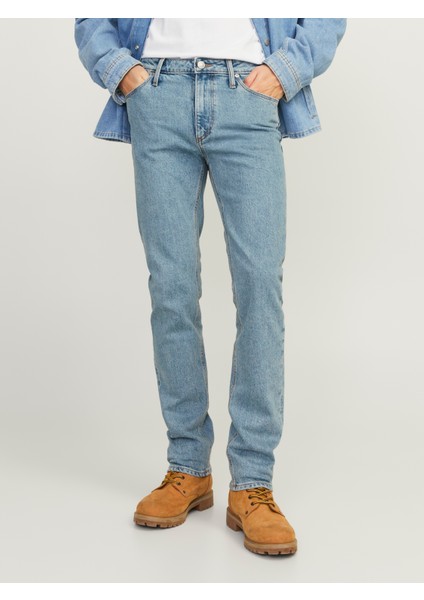 Jack & Jones Erkek Clark Evan 495 Regular Fit Jean Pantolon