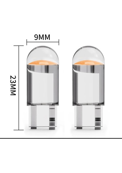 2 Adet T10 LED T10 Araba Işık LED Cam 6000K Beyaz Oto Otomobil Plaka Lambası Okuma Drl Ampul Tarzı 12V