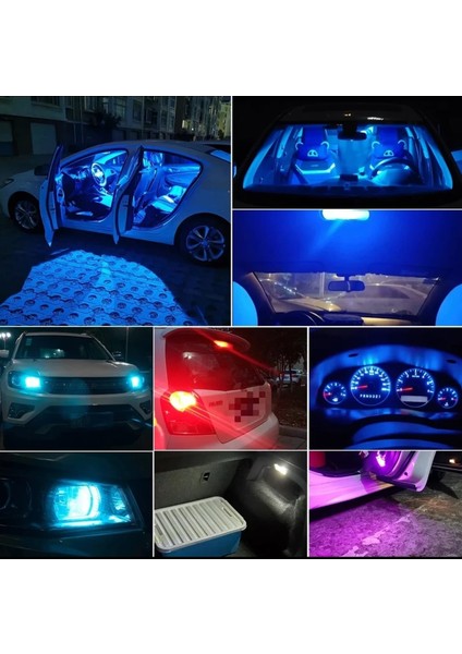 2 Adet T10 LED T10 Araba Işık LED Cam 6000K Beyaz Oto Otomobil Plaka Lambası Okuma Drl Ampul Tarzı 12V